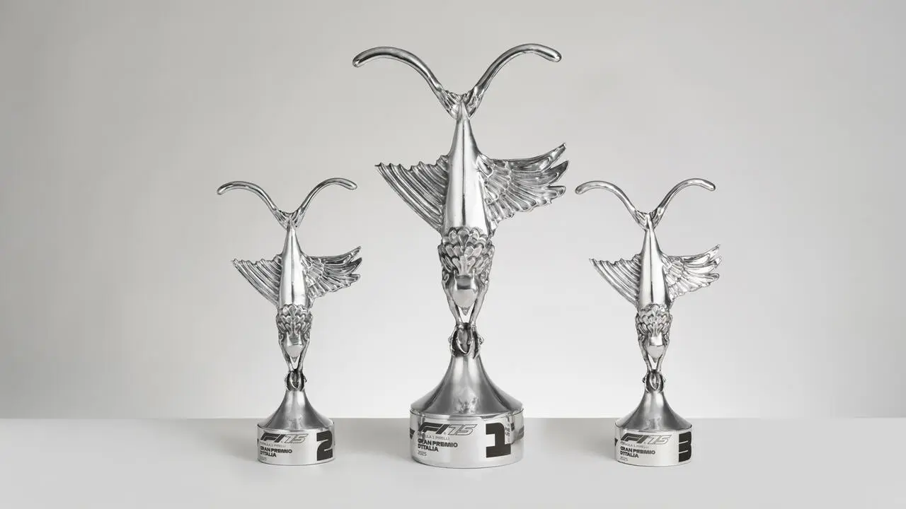 Il trofeo del GP d'Italia 2025