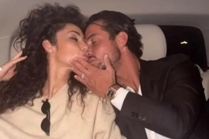 Raffaella Fico con Armando Izzo