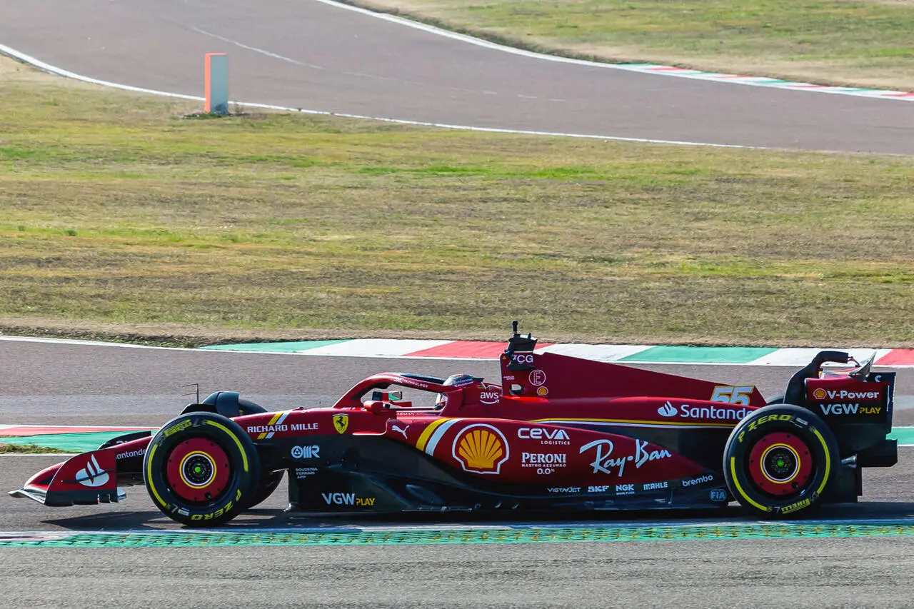 Carlos Sainz a Fiorano
