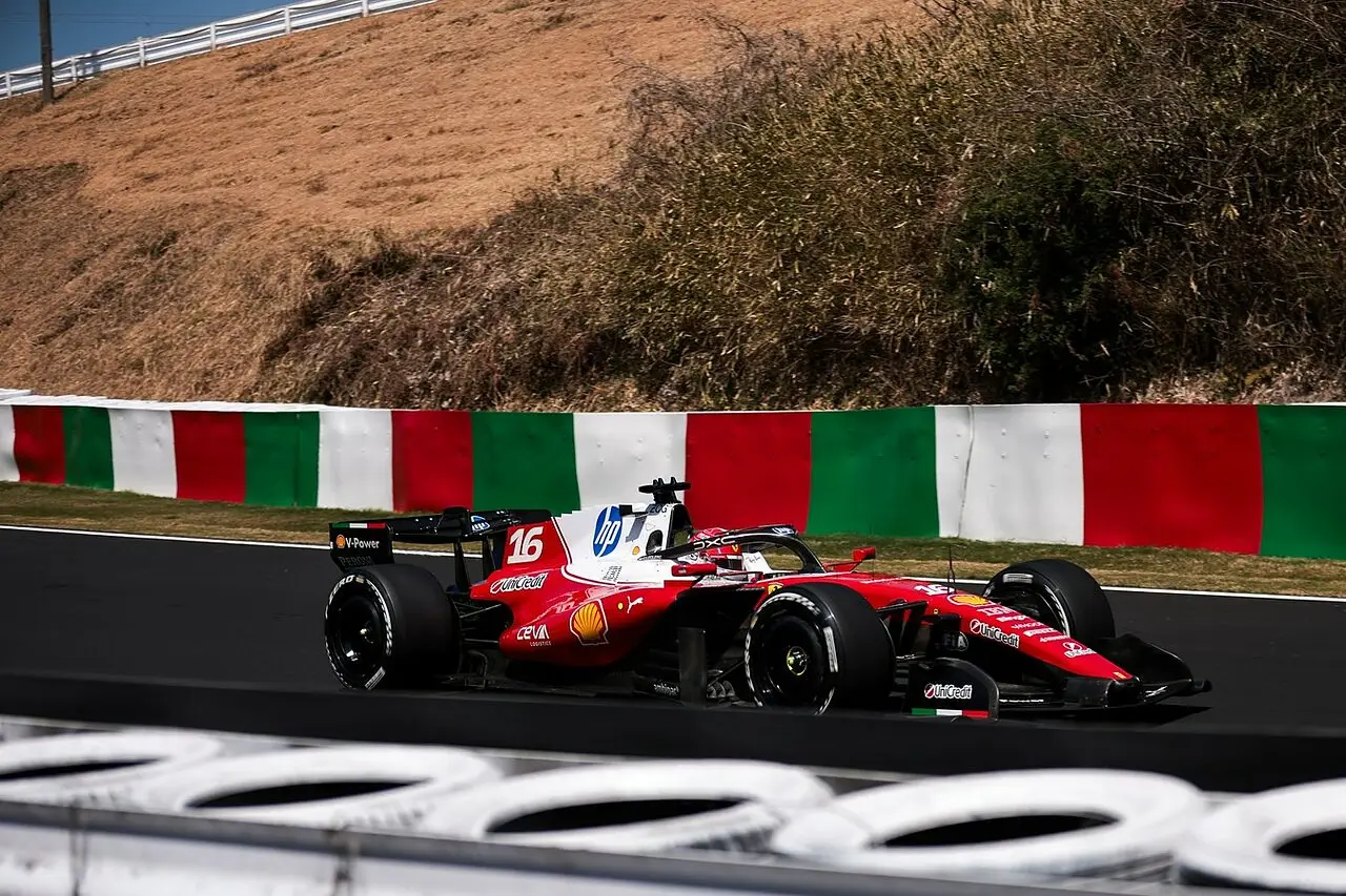 La Ferrari F1 in azione