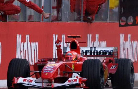 La vittoria di Schumacher nel 2000