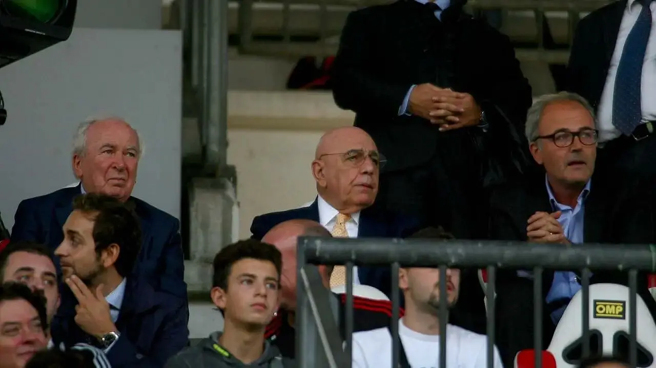 Felice Colombo, Adriano Galliani e Nicola Colombo