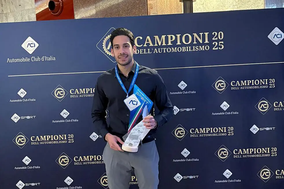 Paolo Calcagno alla premiazione ACI