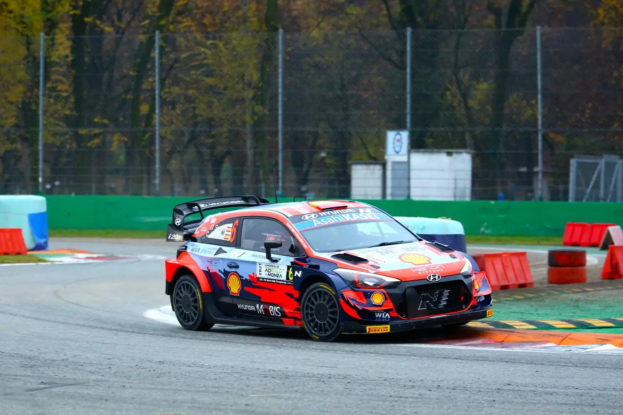 La Hyundai in azione a Monza nel 2021