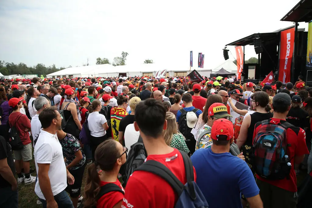 Il pubblico della Fan Zone
