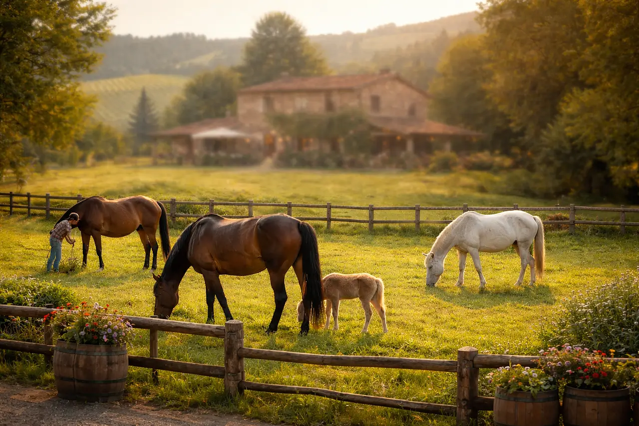 Un agriturismo in Brianza