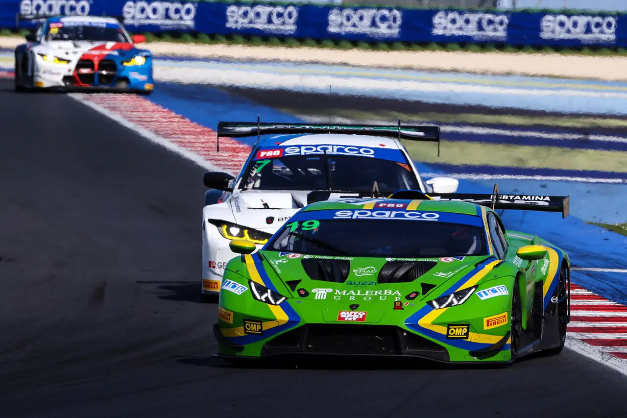 Cazzaniga sulla Lamborghini