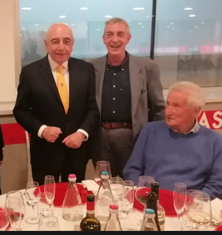 Dosso con Galliani e Magni