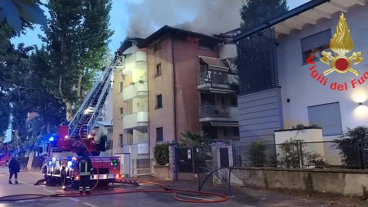 L'incendio di Brugherio