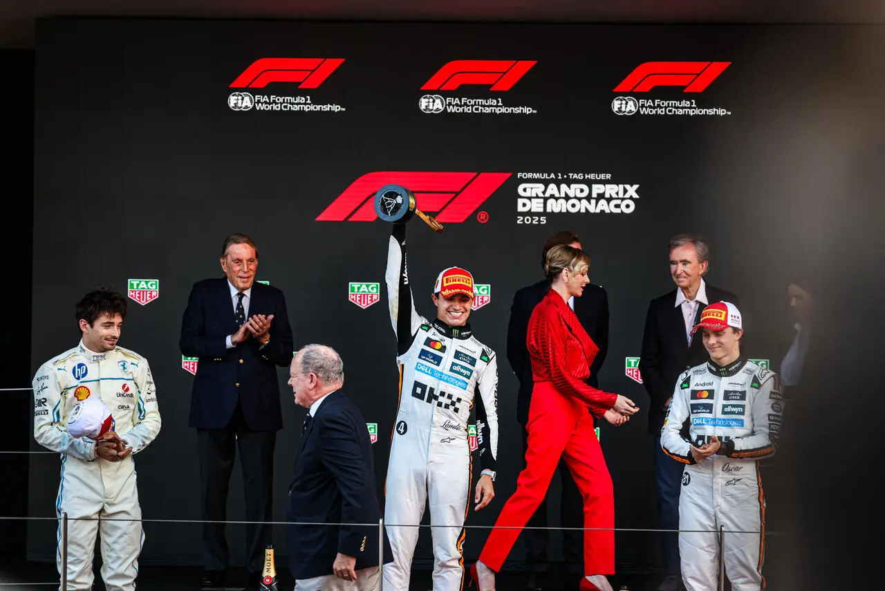 Il podio di Monaco