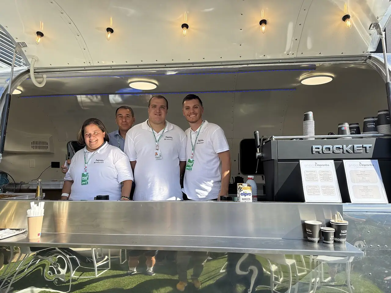 L'Associazione l'Impronta dentro al paddock di Monza