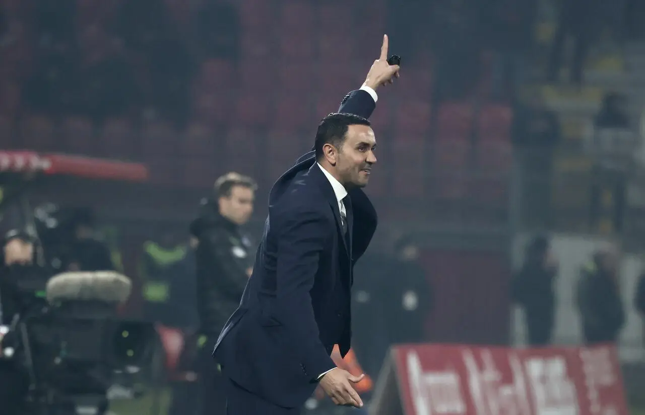 Raffaele Palladino in Monza-Milan 4-2 - Foto: Facebook AC Monza