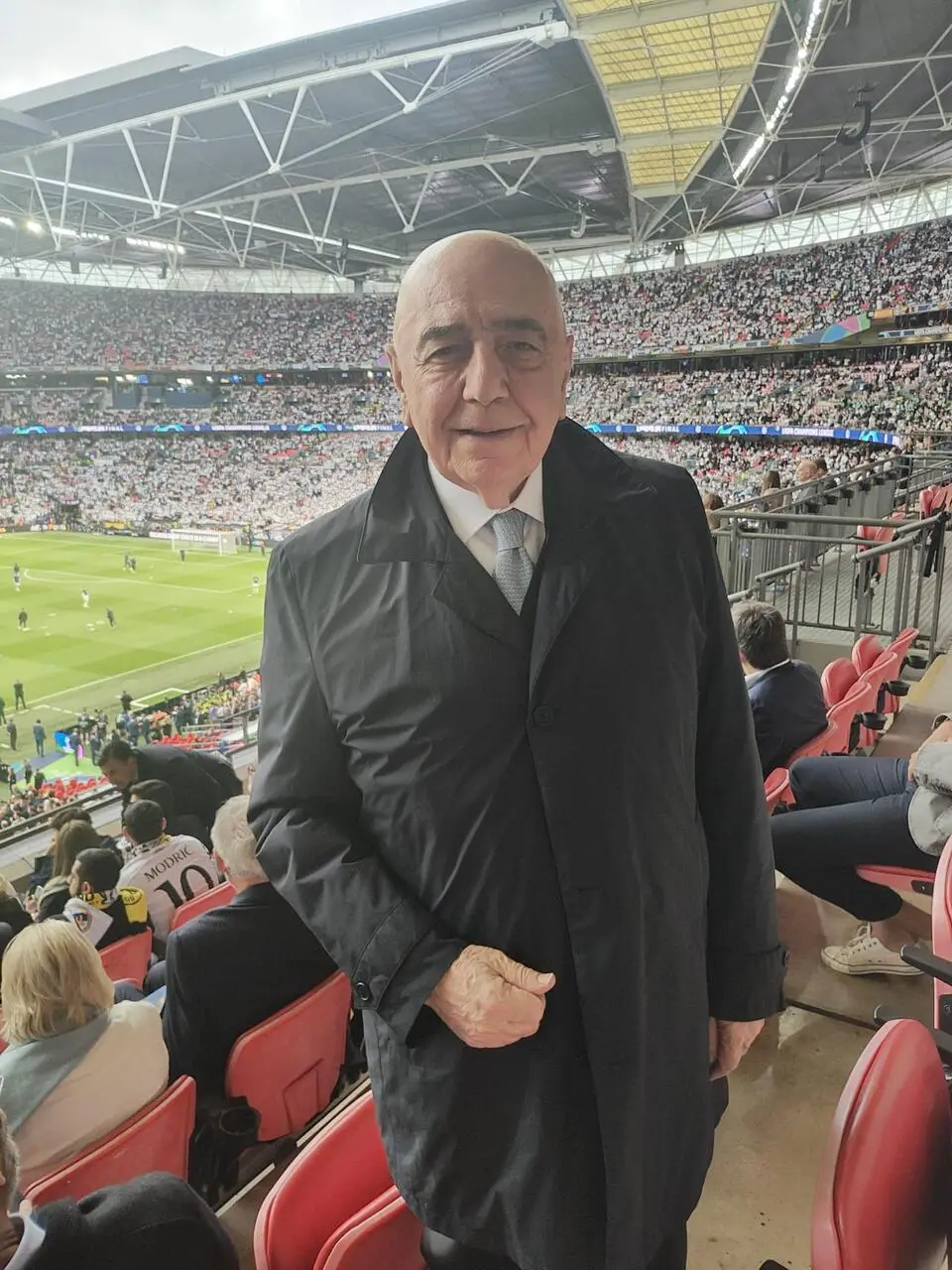 Adriano Galliani a Wembley