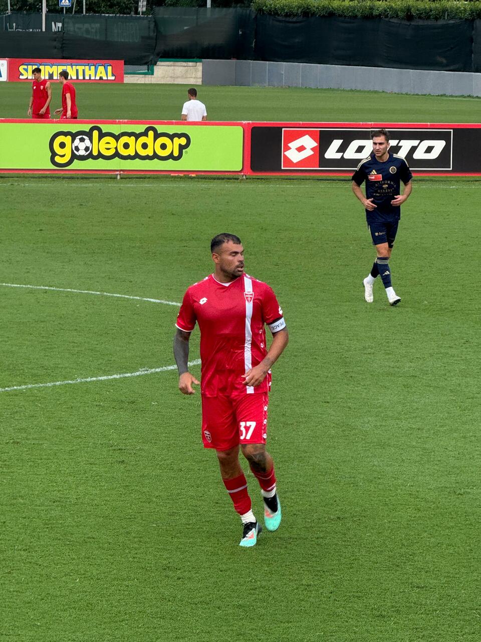 Petagna in campo