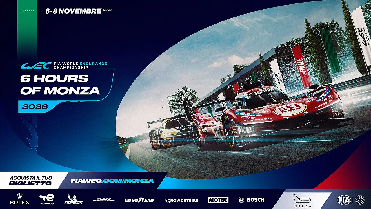 La locandina del WEC a Monza
