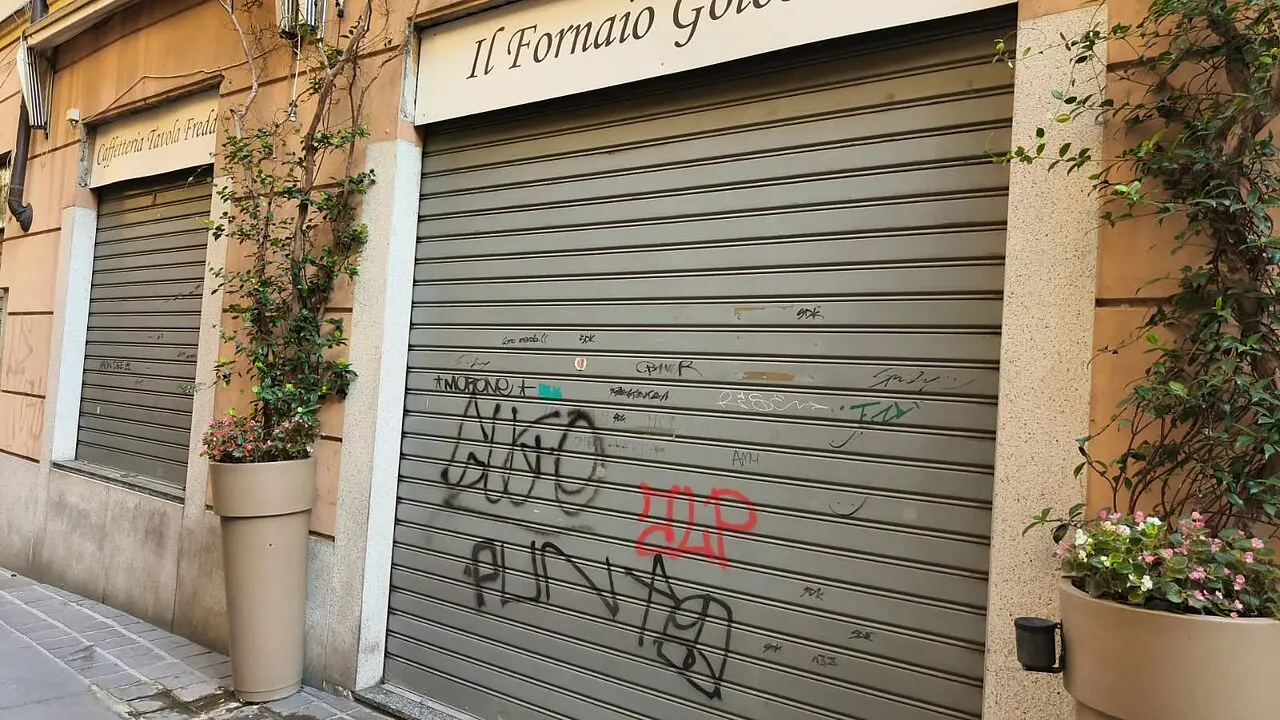 Un panificio chiuso