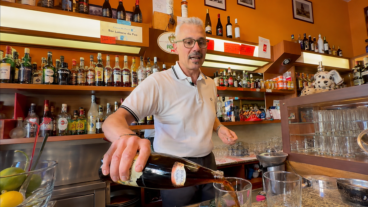 La spuma servita a Milano