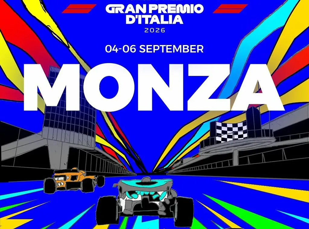 La locandina del GP d'Italia 2026