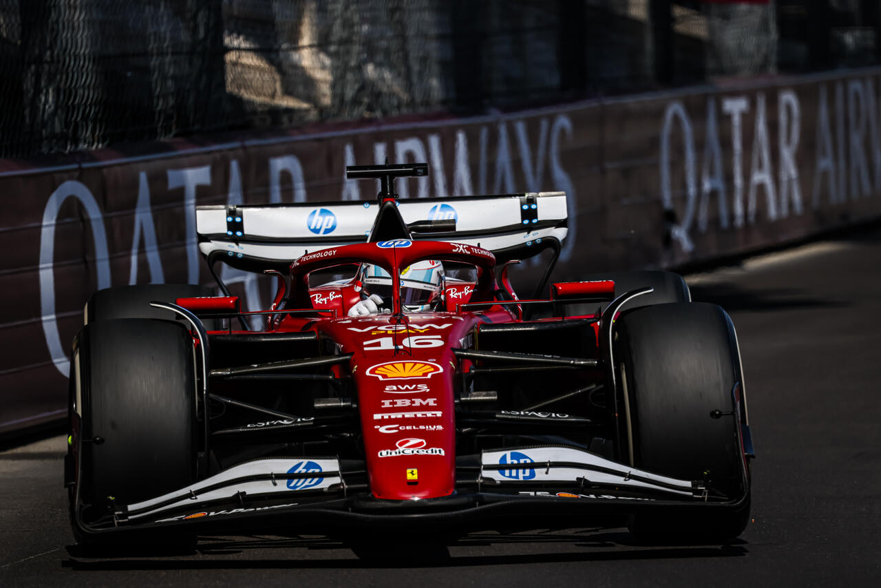 Charles Leclerc in azione