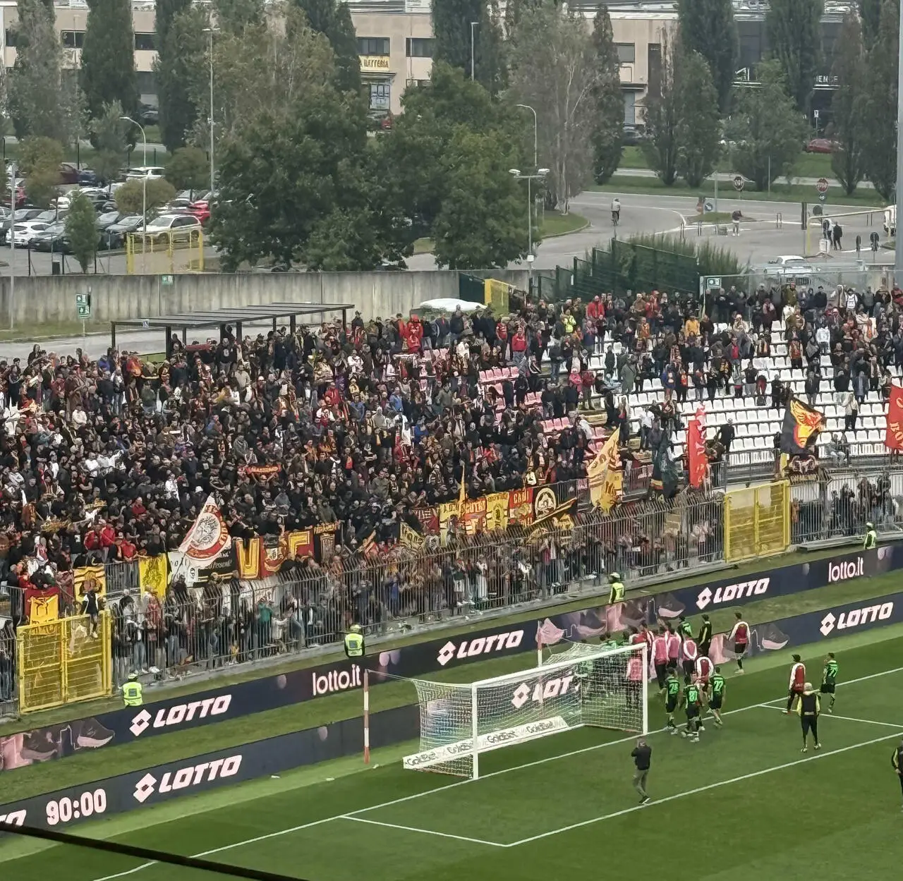 Tifosi del Catanzaro in trasferta al Brianteo