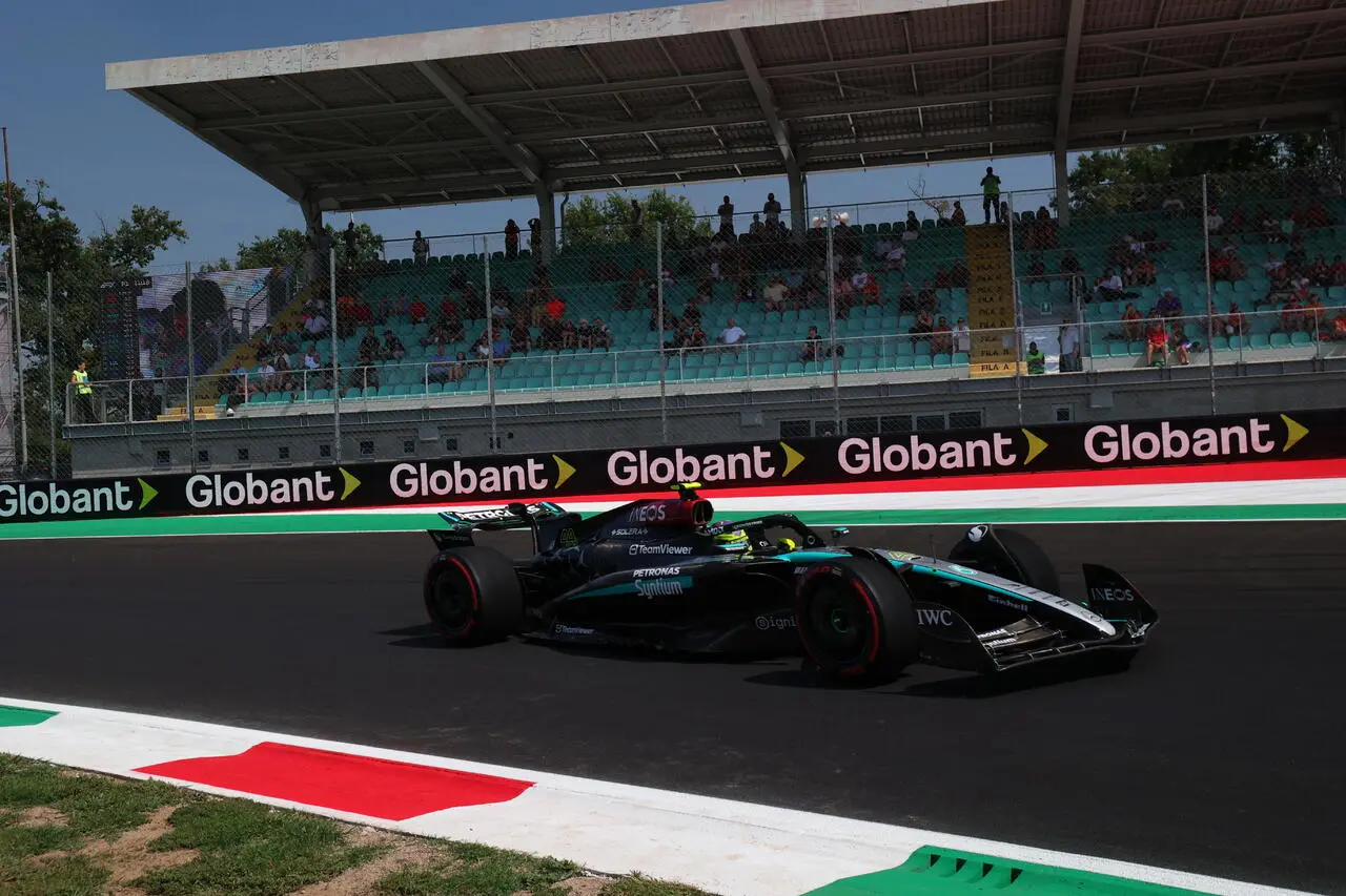 Lewis Hamilton in azione