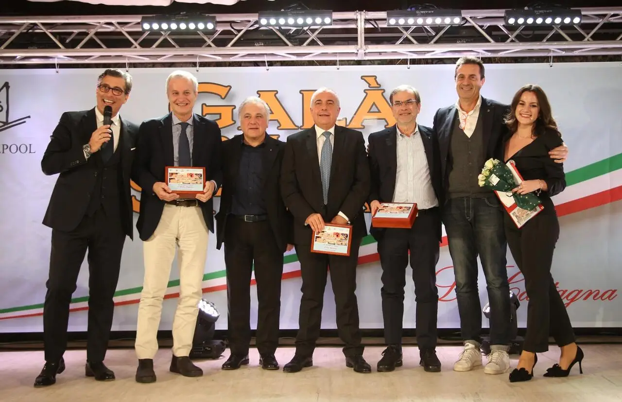 Galà dello Sport  Giuria, conduttori Ruggero Sardo e Martina Leone con Pippo Leone