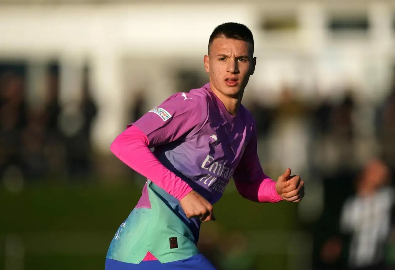 Francesco Camarda maglia Milan