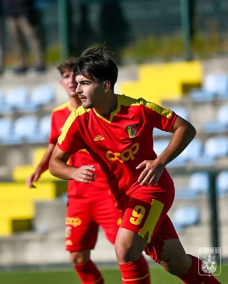 Nicola D'Ippolito, attaccante dell'U17 del Catanzaro