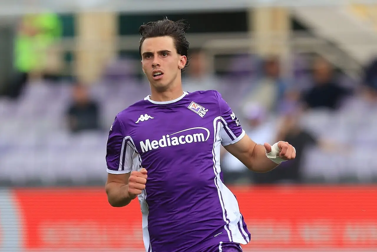 Riccardo Braschi, attaccante della Fiorentina