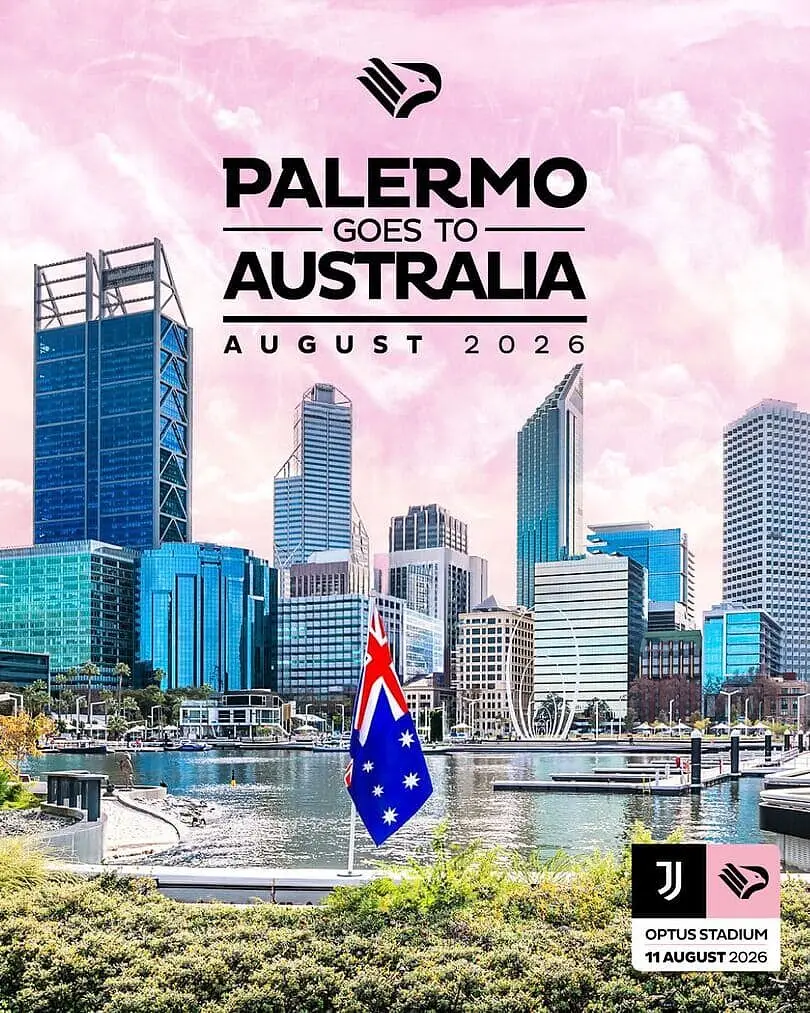 Il Palermo vola in Australia