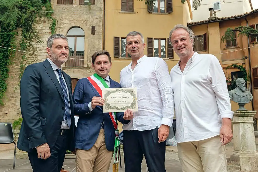 Francesco Tomei, allenatore insignito della cittadinanza onoraria di Ascoli