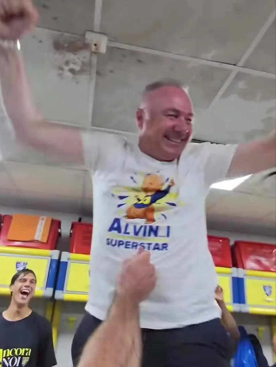 Alvini festeggia la A col Frosinone