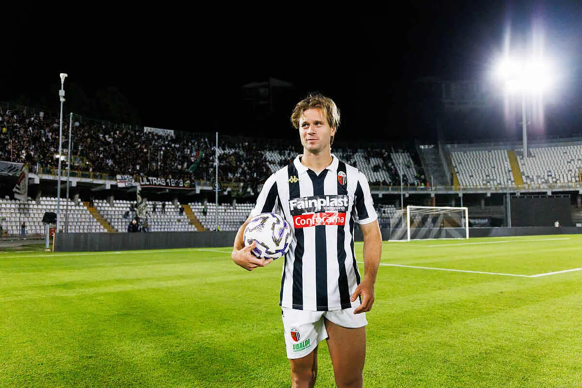 Gabriele Gori, attaccante dell'Ascoli