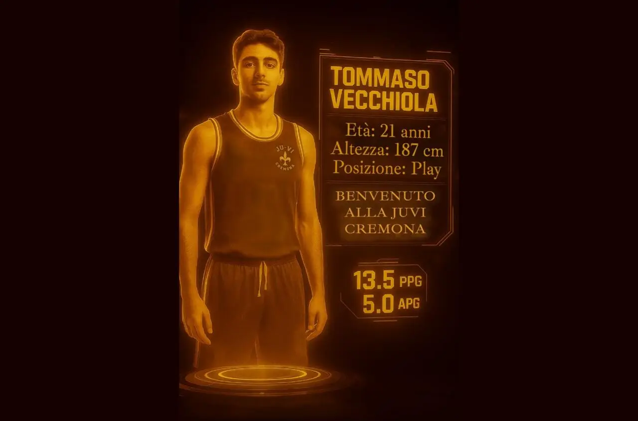 Tommaso Vecchiola è un nuovo giocatore della Ferraroni JuVi Cremona