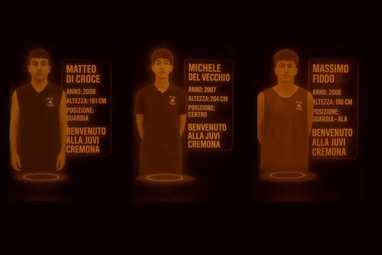 Massimo Fiodo, Michele Delvecchio e Matteo Di Croce sono nuovi giocatori della Ferraroni JuVi Cremona