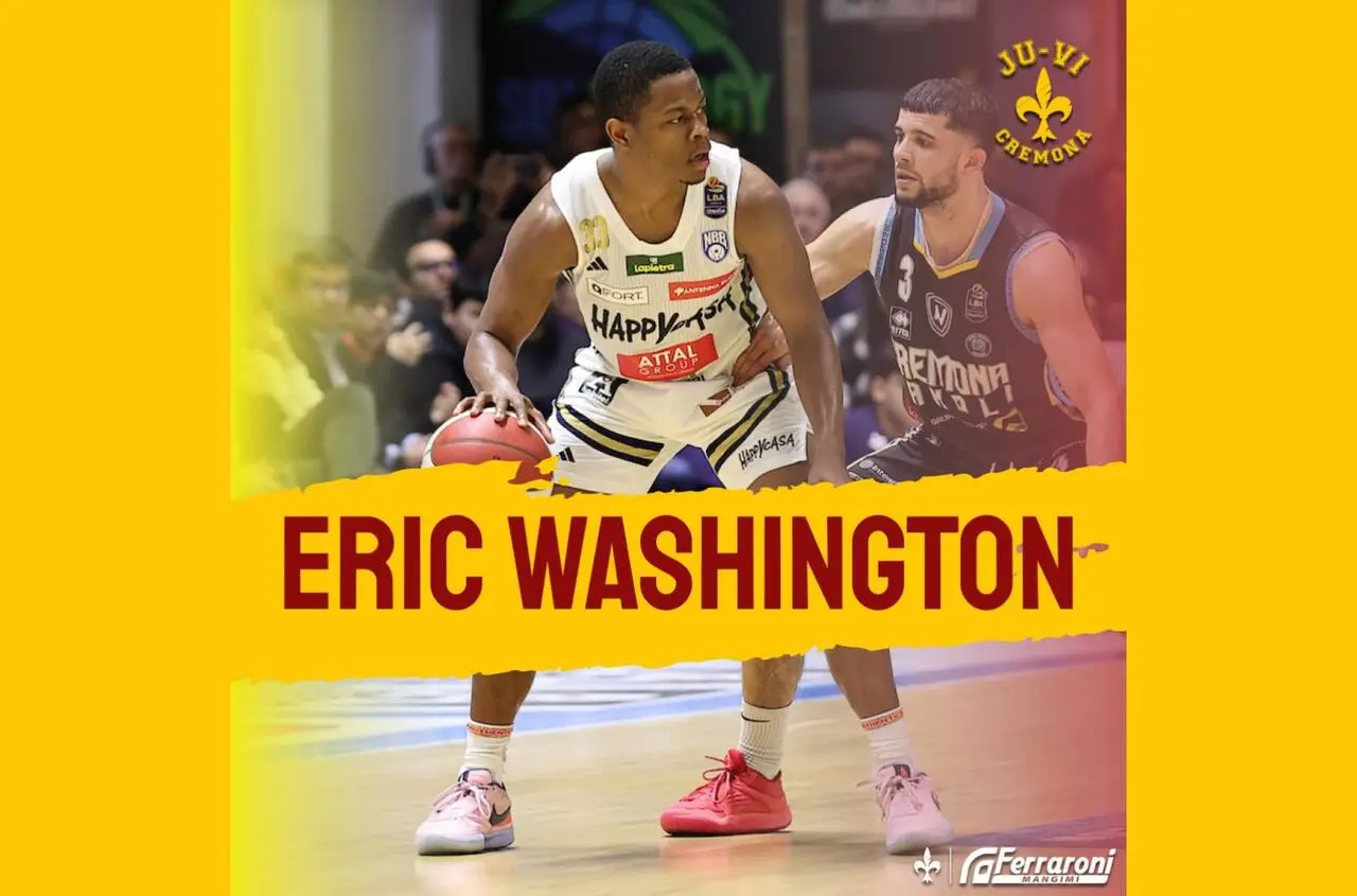 ERIC WASHINGTON È UN NUOVO GIOCATORE DELLA FERRARONI JUVI CREMONA