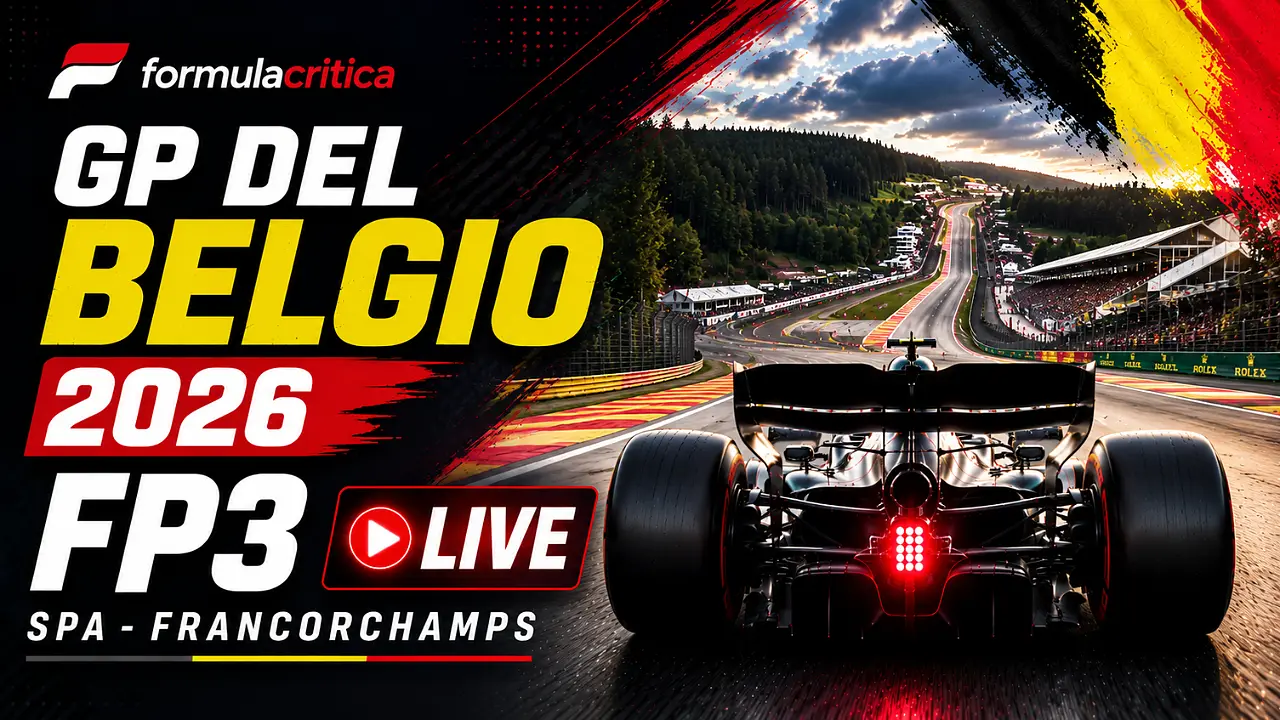 GP Belgio FP3 live