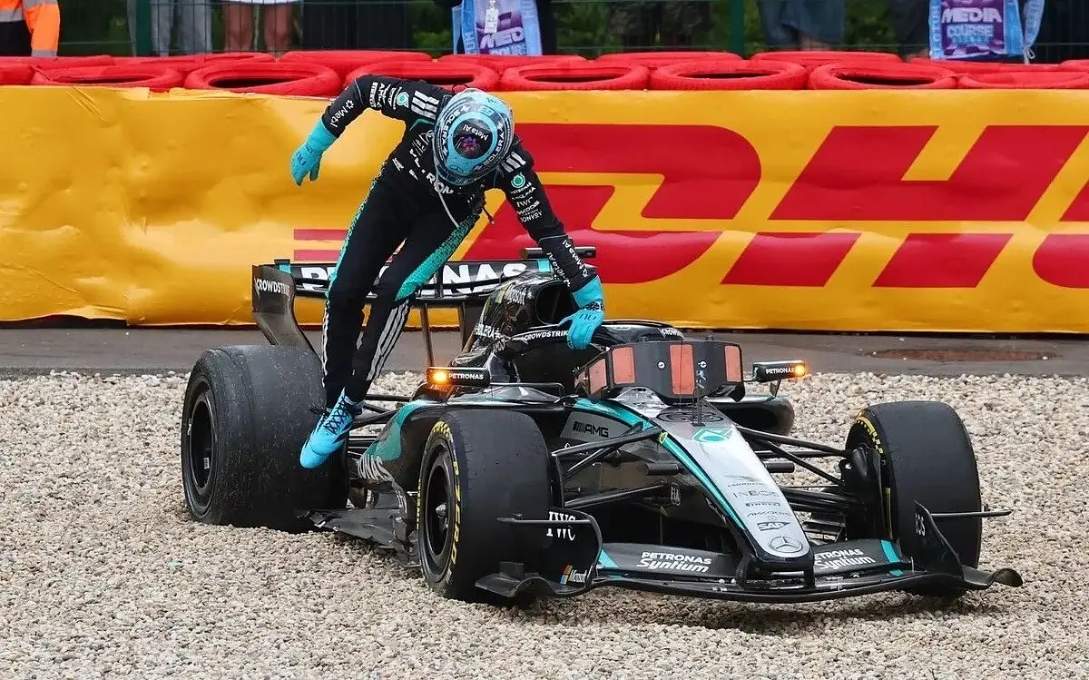 F1 GP Belgio George Russell Hamilton