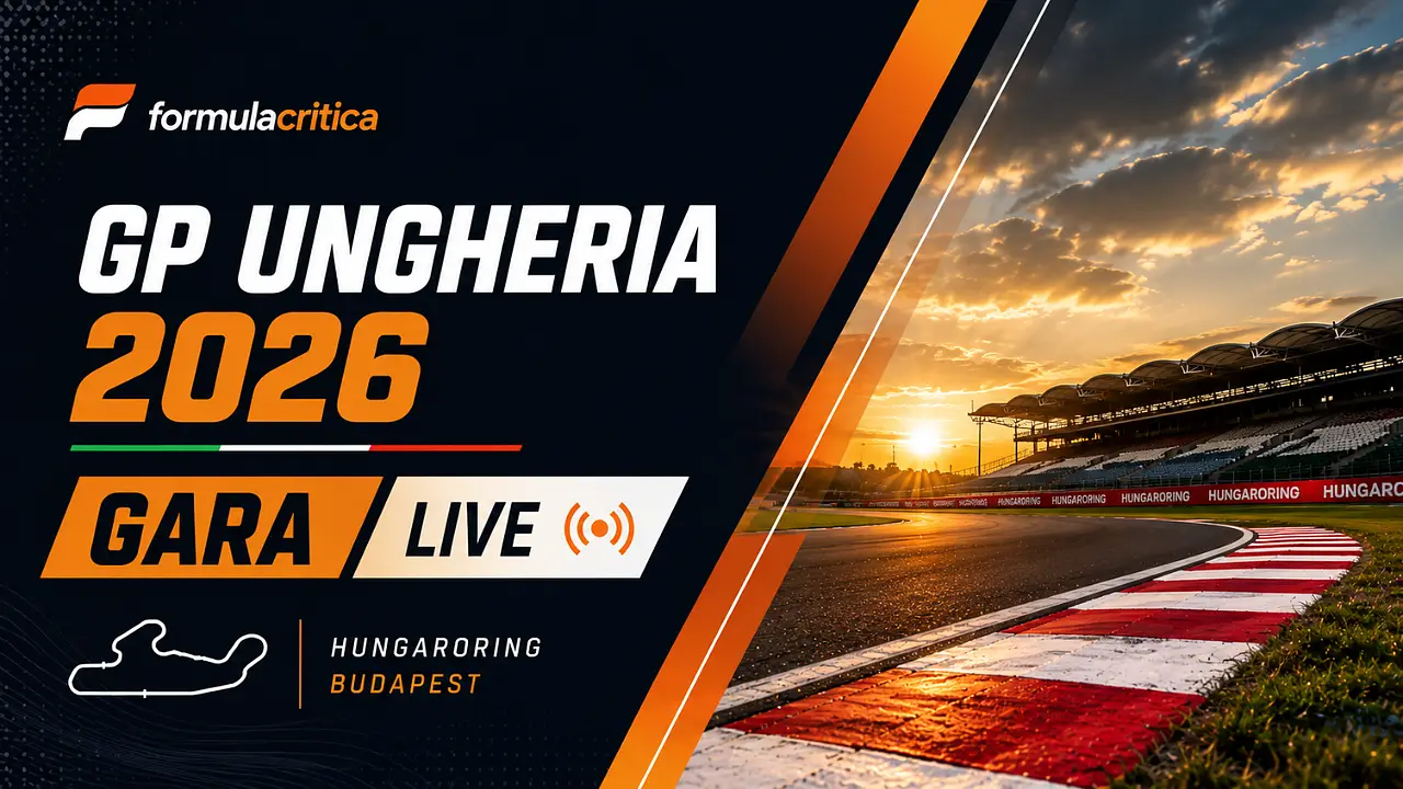 GP Ungheria 2026: segui la gara live con Formulacritica