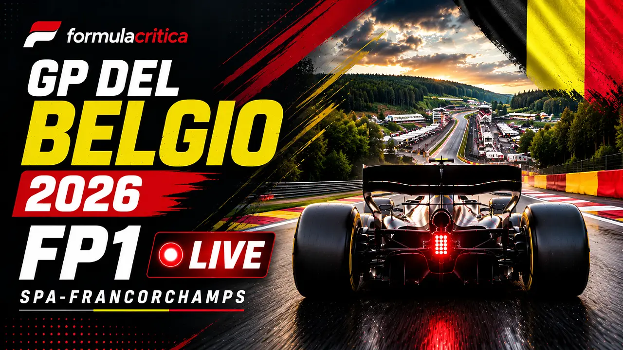 GP Belgio FP1 live