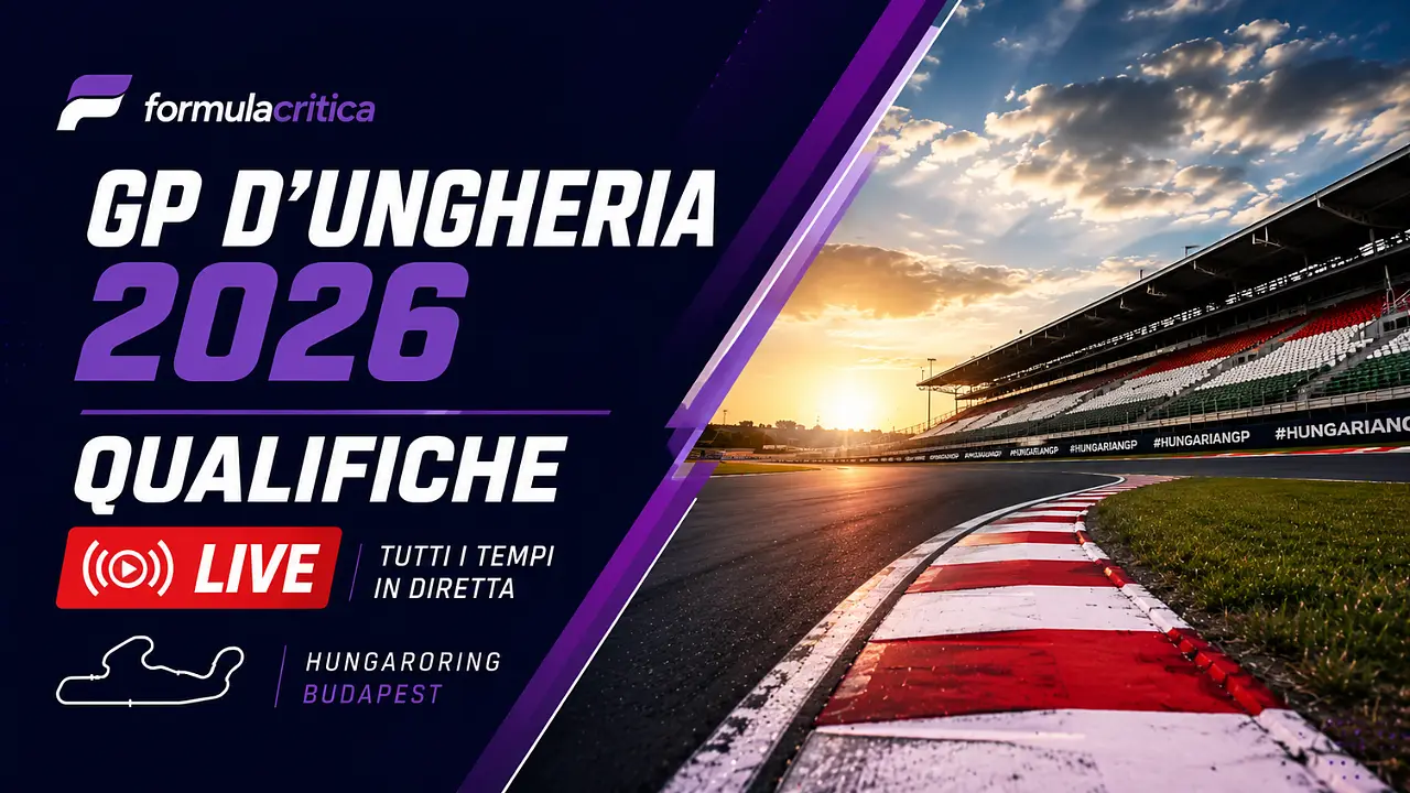 GP Ungheria 2026: le Qualifiche live con Formulacritica