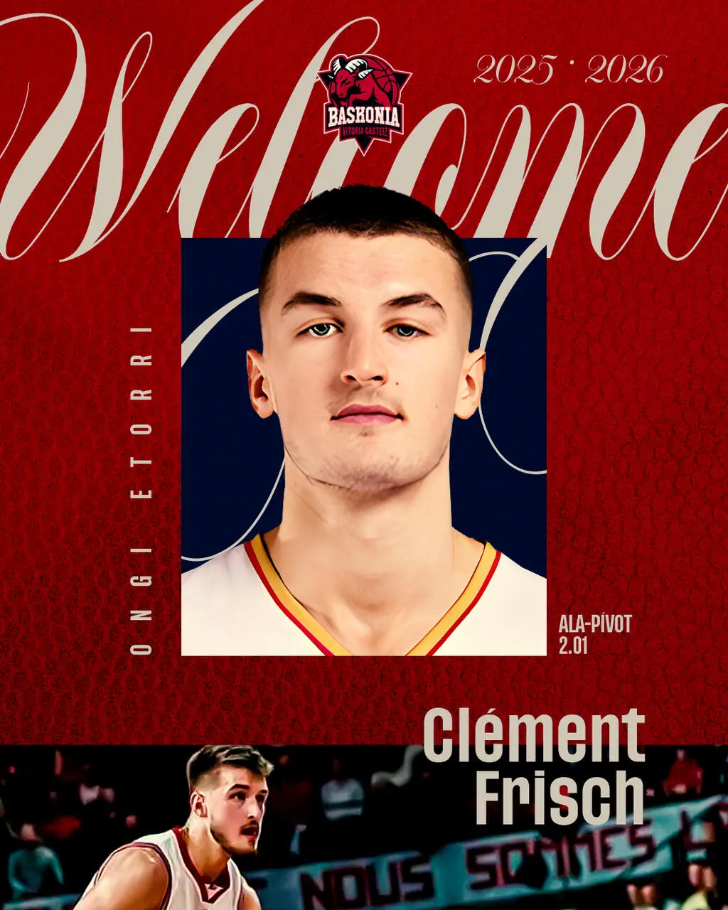 La firma di Frisch a Baskonia