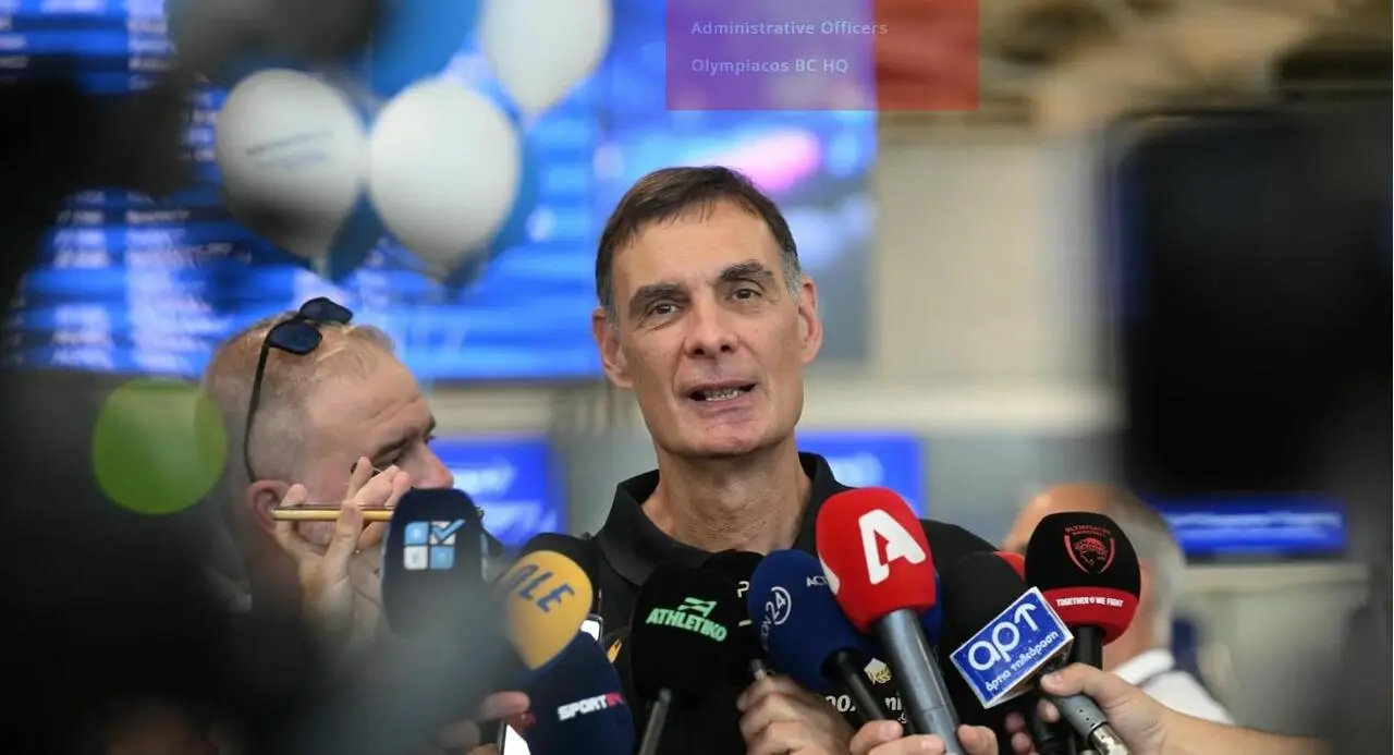 Bartzokas ai microfoni prima della partenza di Abu Dhabi
