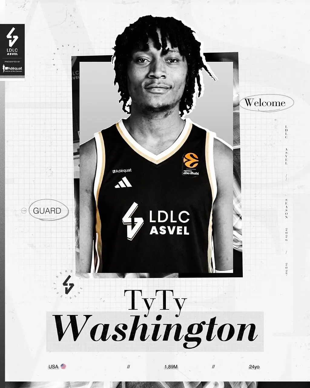 Tyty Washington firma con l’ASVEL