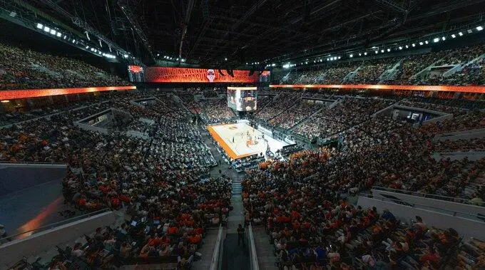 La splendida Roig Arena, nuova casa del Valencia Basket