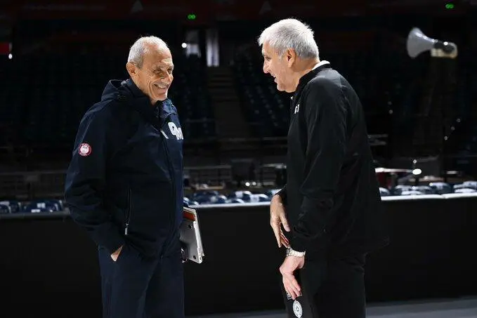 Messina ed Obradovic, che sala stampa dopo Partizan-Olimpia!