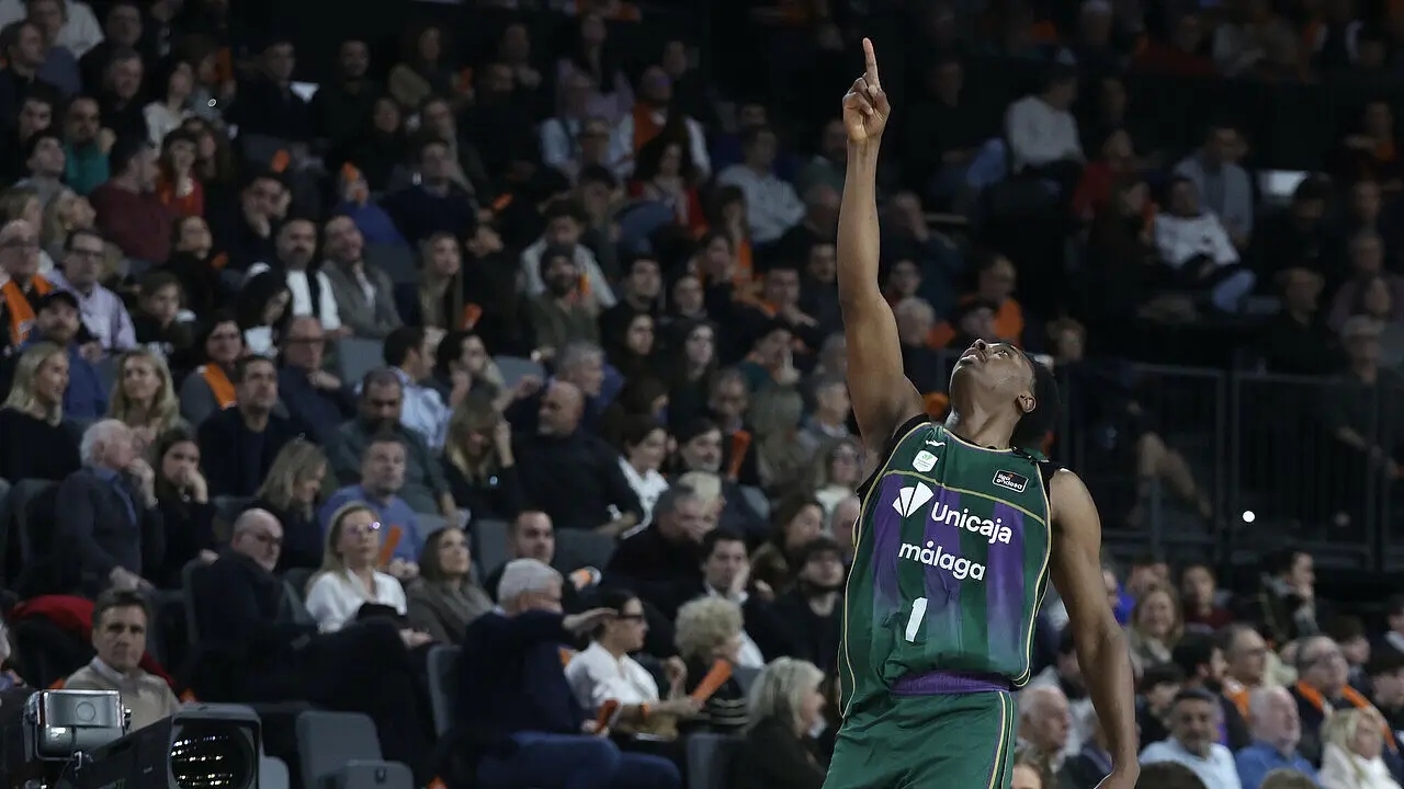 Chase Audige, MVP di Malaga a Valencia in una serata per lui tristissima