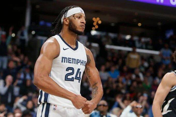 Lamar Stevens in maglia Grizzlies