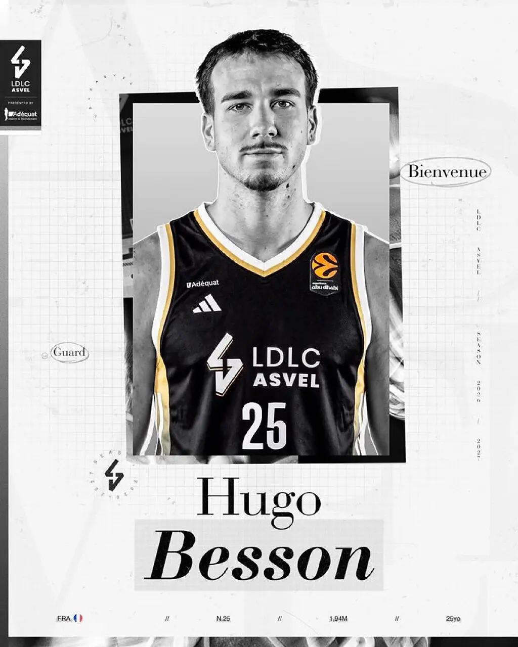 Hugo Besson all’ASVEL