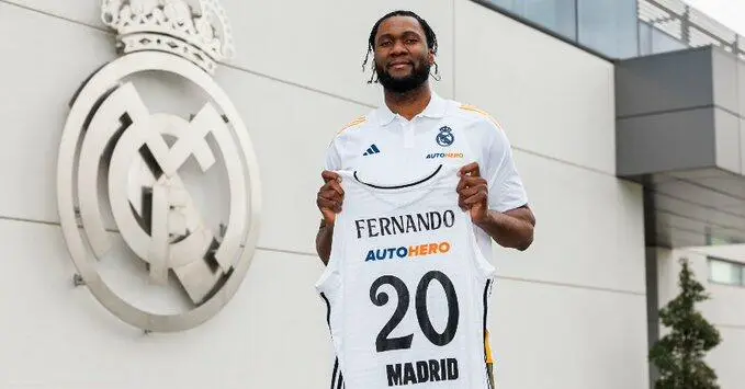 Bruno Fernando è un giocatore del Real Madrid